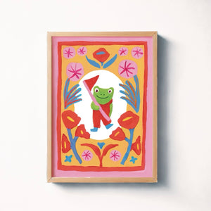 Froggie Art Print / Poster Print