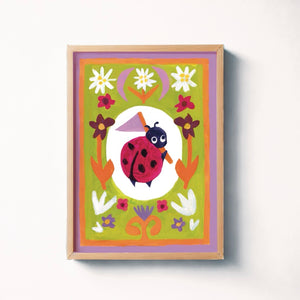 Lady Bird Art Print / Poster Print