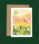 You are the best - Flying Kites Greetings Card